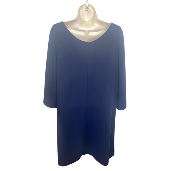 Ingrid & Isabel Navy Tulip Sleeve Elegant Maternity Dress Size Medium - Picture 2 of 11